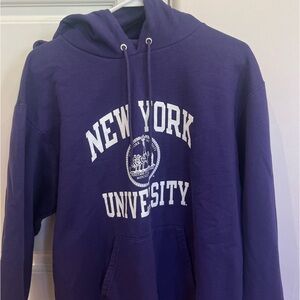 NYU Purple hoodie